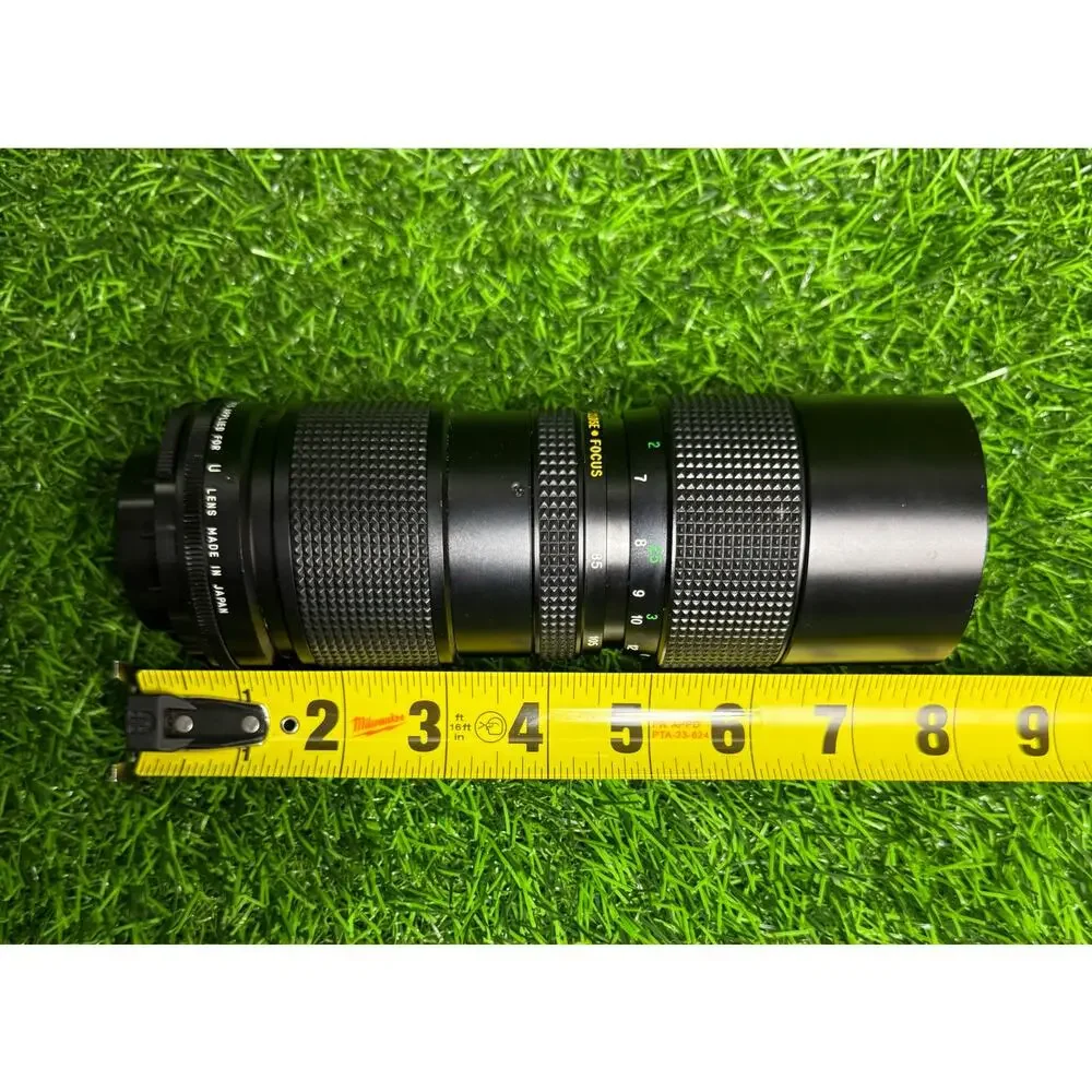 Vivitar Close Focusing Auto Zoom 85-205mm f/3.8 Lens 58mm Vintage Japan Kiron MF